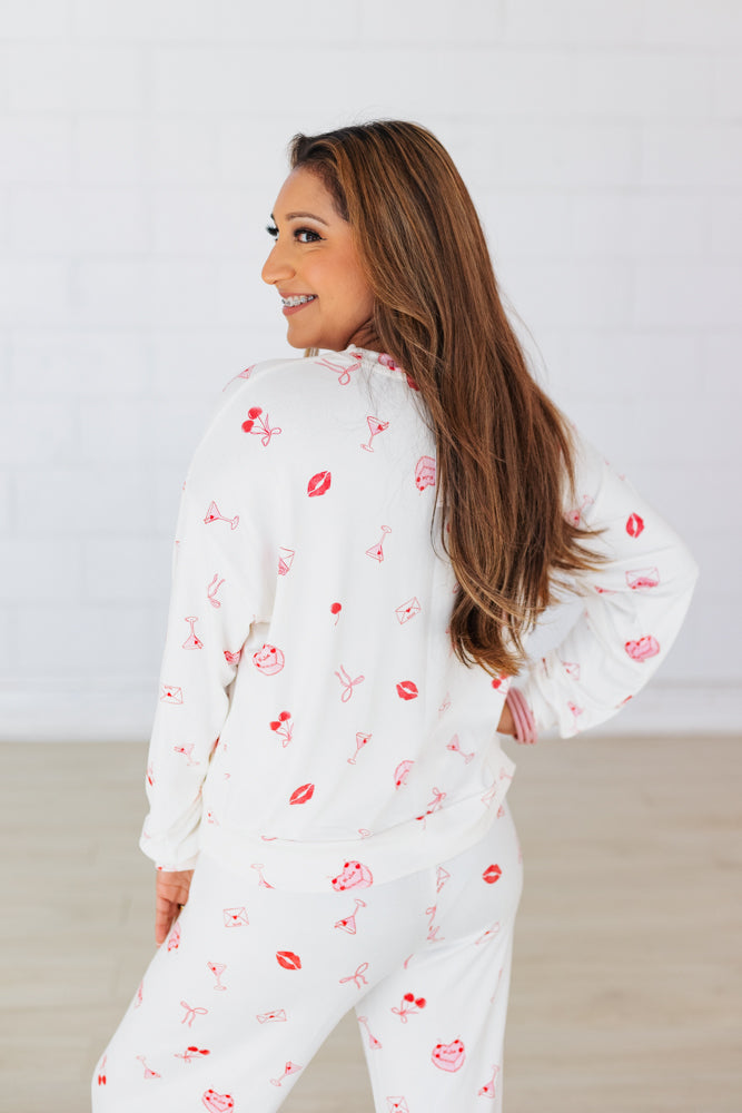 Z SUPPLY: MIRA SWEET THINGS LONGSLEEVE TOP- VANILLA ICE