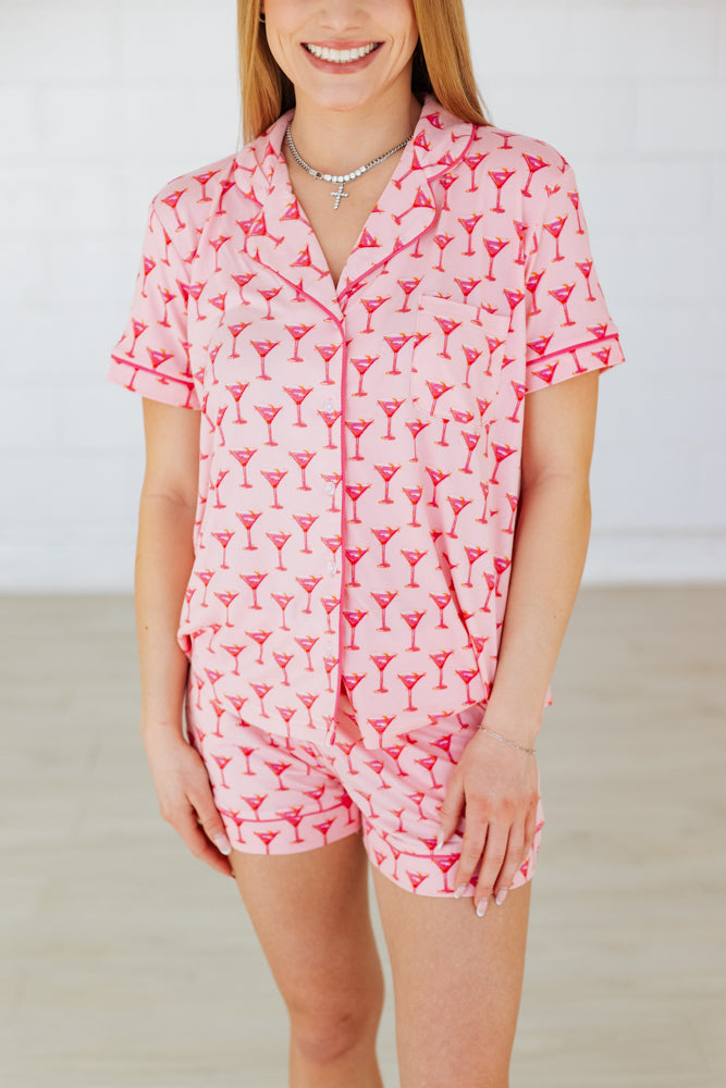 COSMO GIRL SHORTSLEEVE PAJAMA TOP