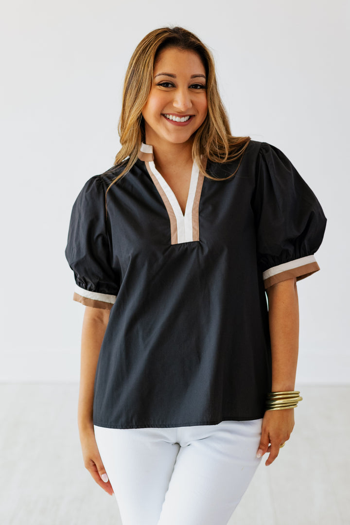 CELINA PUFF SLEEVE BLOUSE