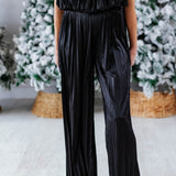 Little Black Pleated Pant