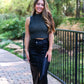 LIVIN' IN LEATHER MAXI SKIRT