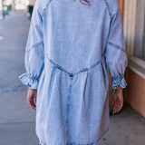 To the Rodeo Denim Shirtdress