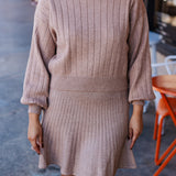 Make It A Double Mocha Knit Sweater