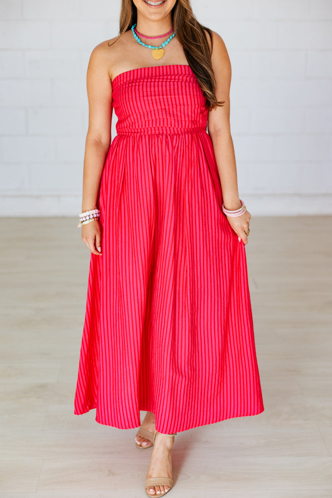 PRETTY IN PINK PROMENADE DRESS