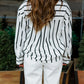 WIDE STRIPE SHIRT WHITE/BLACK