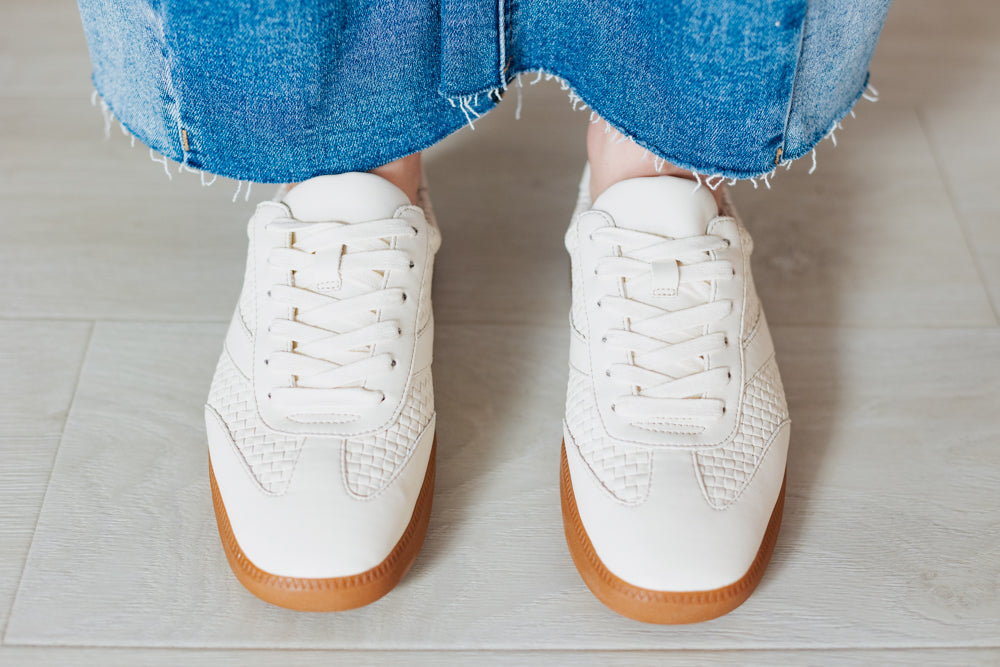 MATISSE FOOTWEAR: WYLDER SNEAKER- BONE WEAVE