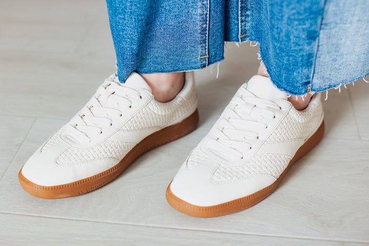 MATISSE FOOTWEAR: WYLDER SNEAKER- BONE WEAVE