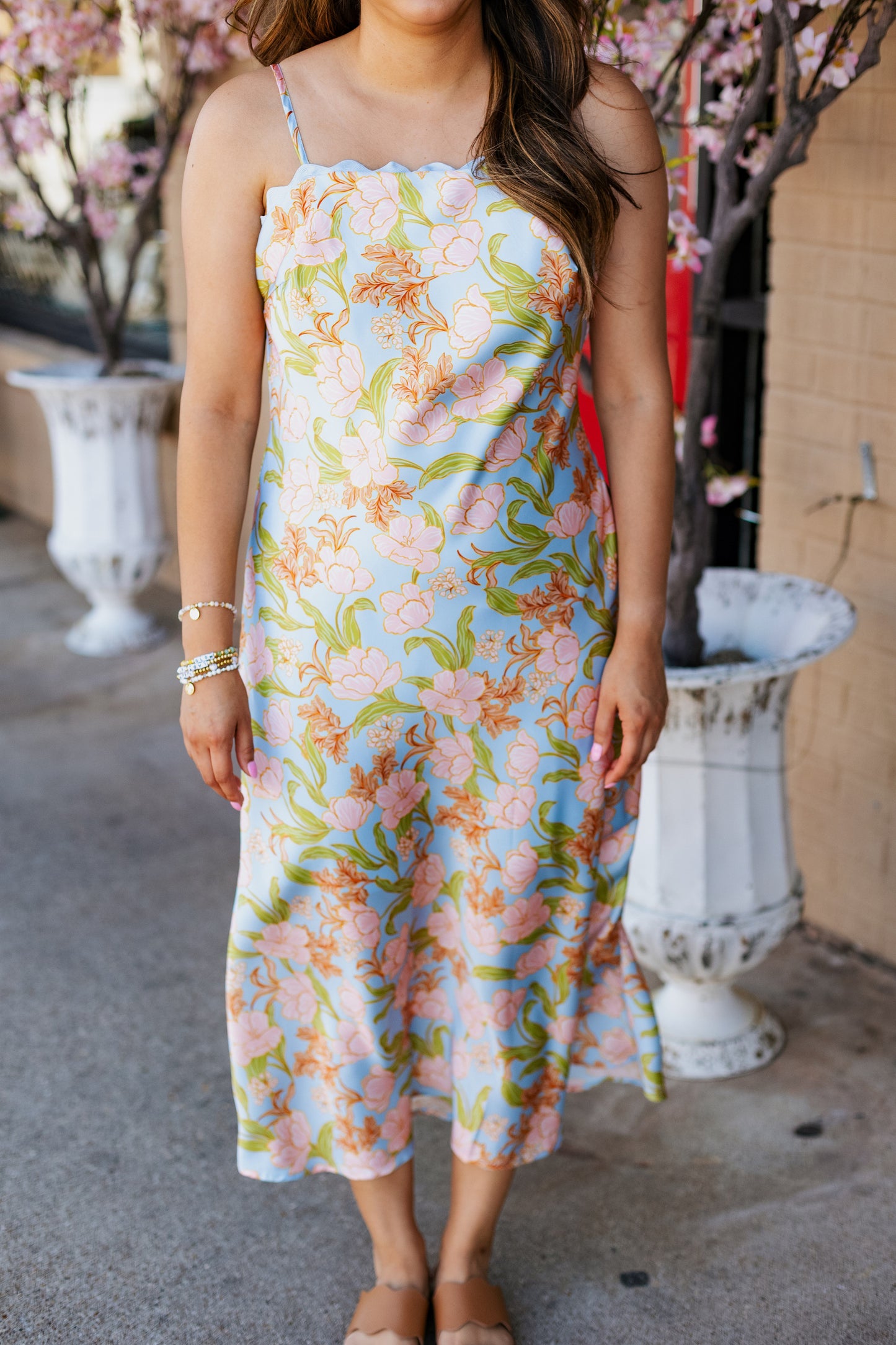 FLORAL SLIP DRESS