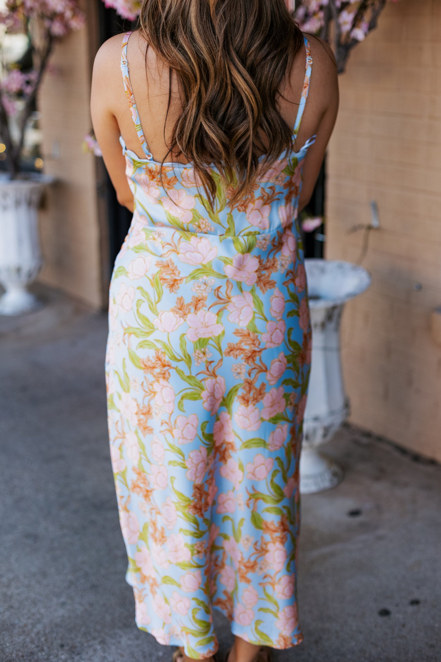 FLORAL SLIP DRESS