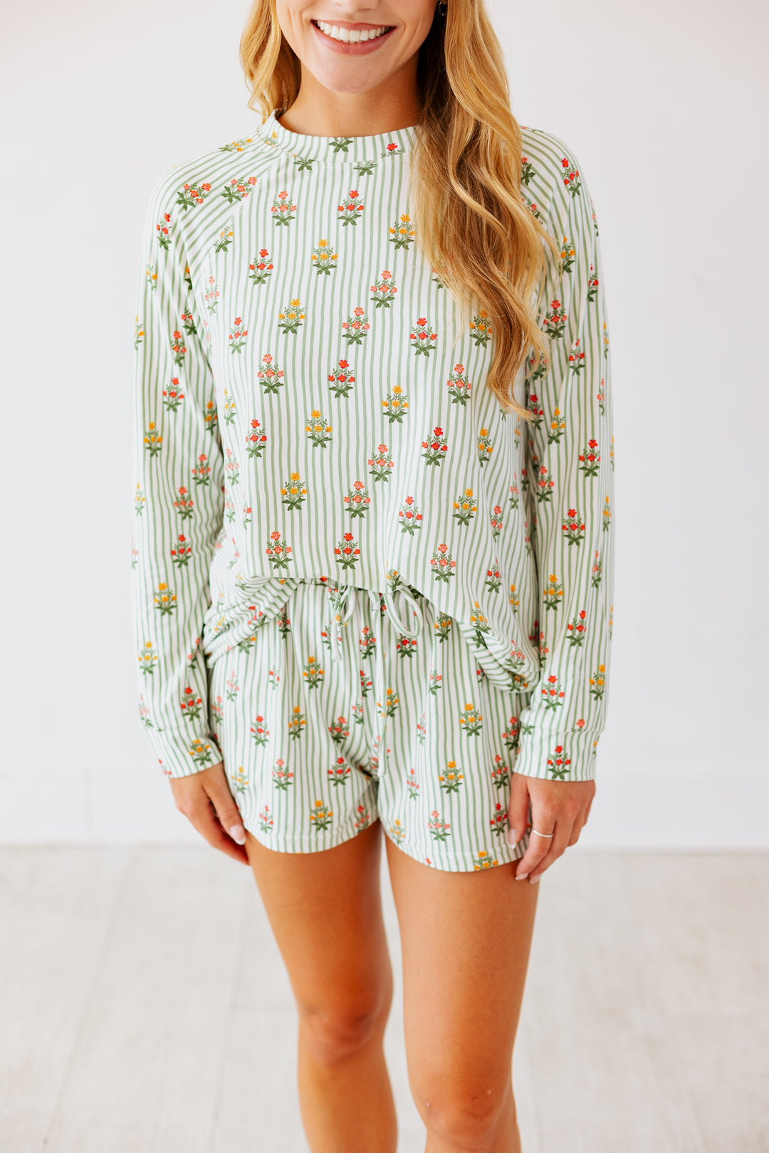 COTTAGE STRIPE PAJAMA SET