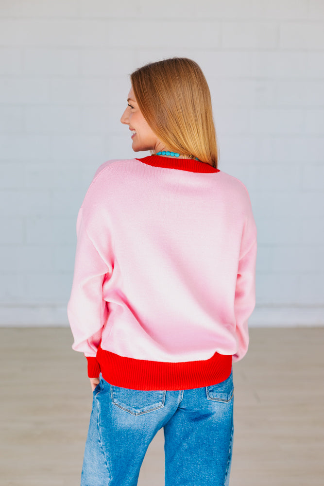 SPREAD THE LOVE KNIT SWEATER