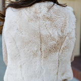 Perfectly Posh Cream Faux Fur Vest