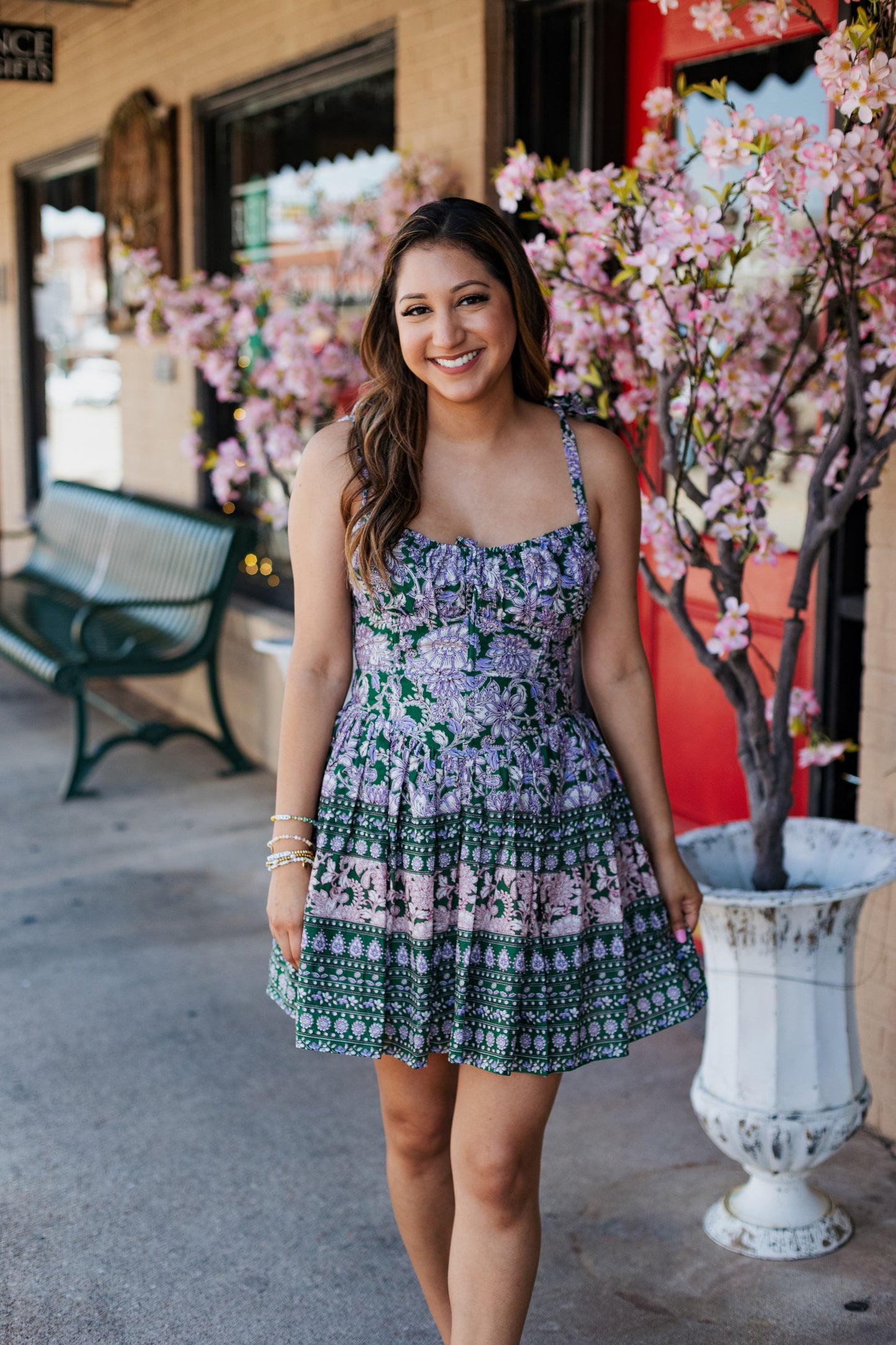 PRINT PERFECTION CORSET DRESS