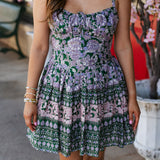 PRINT PERFECTION CORSET DRESS