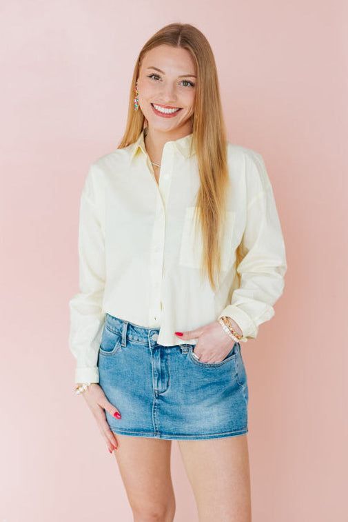 Z SUPPLY: LISETTE POPLIN TOP- PINEAPPLE PINA