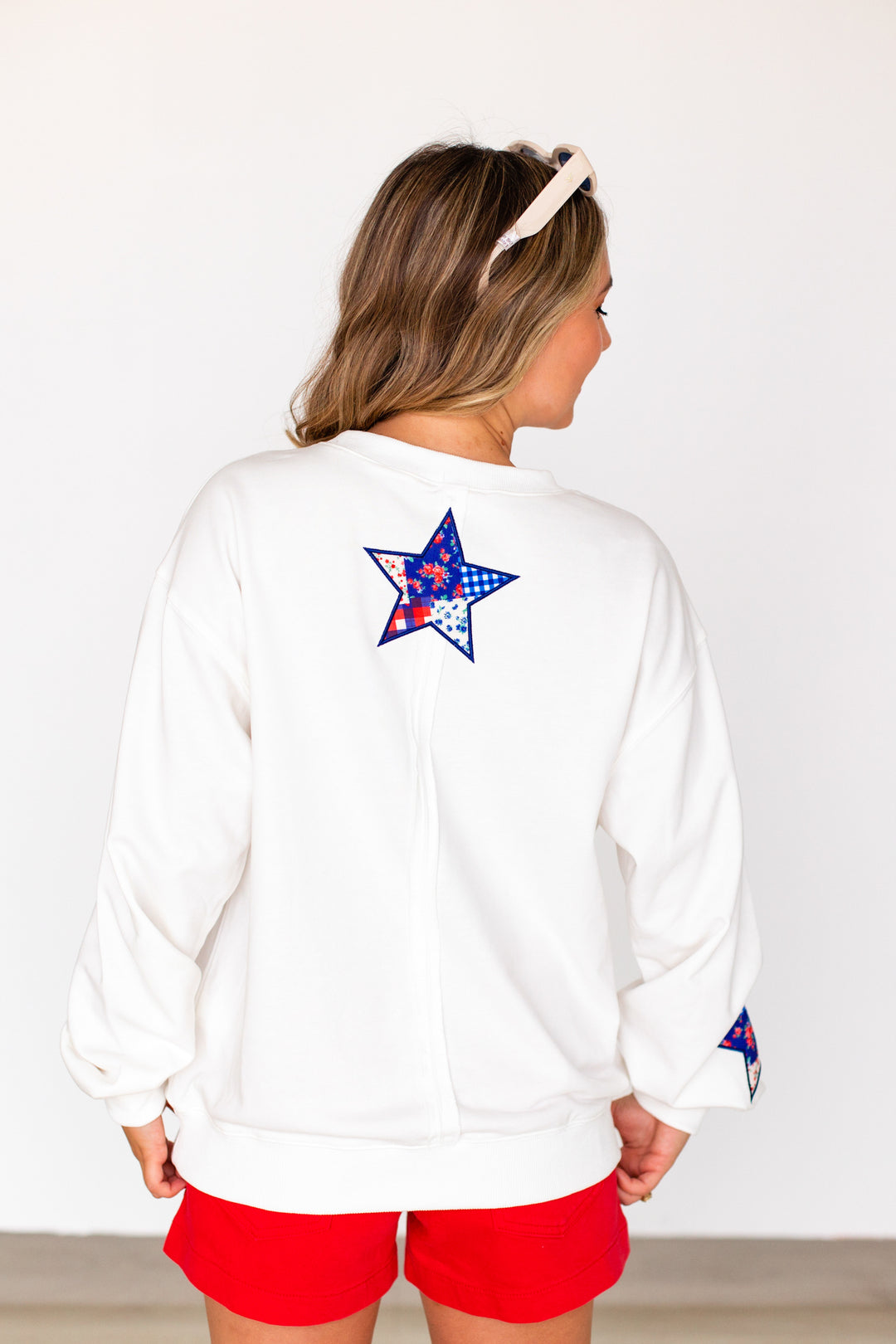 USA 250 FLORAL PATCHWORK SWEATSHIRT