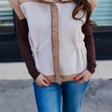 Highlands Quilted Sherpa Vest