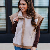 Highlands Quilted Sherpa Vest