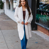 Ivory Sands Chevron Cardigan