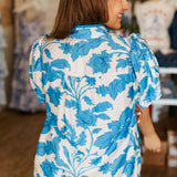 BETTY BLUES FLORAL BLOUSE