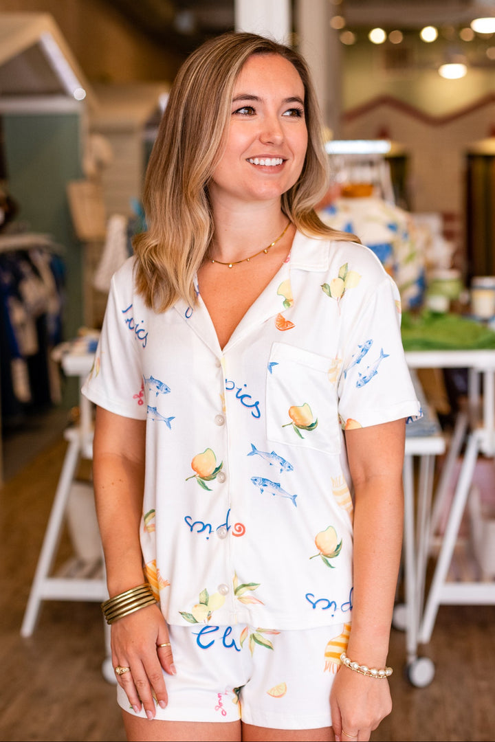 Z SUPPLY: BEACH DAYS PAJAMA TOP