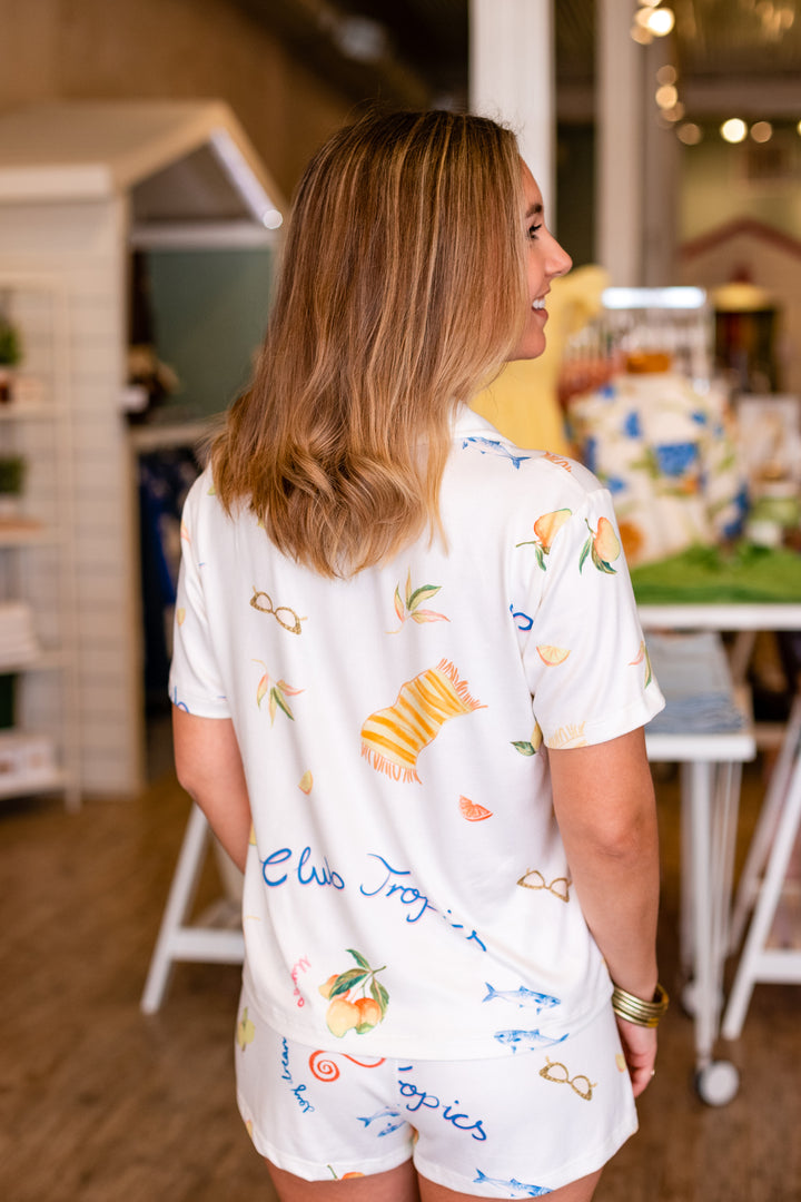 Z SUPPLY: BEACH DAYS PAJAMA TOP
