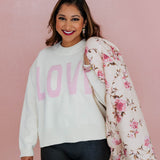 Sweet Pink Love Sweater