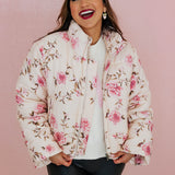 Love Story Floral Puffer Jacket