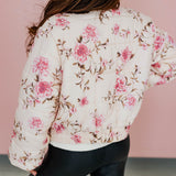 Love Story Floral Puffer Jacket