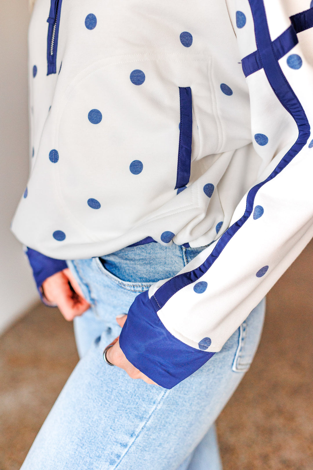 POLKA DOT PULLOVER
