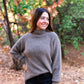 SOFTY NINI SWEATER: TAVERN TAUPE