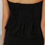 For the Thrill Bow Detail Strapless Top