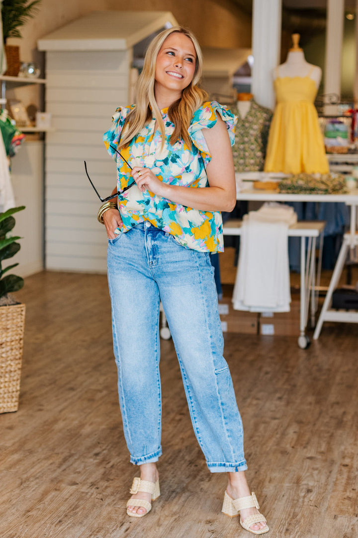 HIGH RISE BARREL JEAN