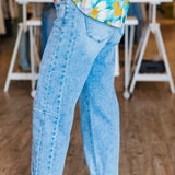 HIGH RISE BARREL JEAN
