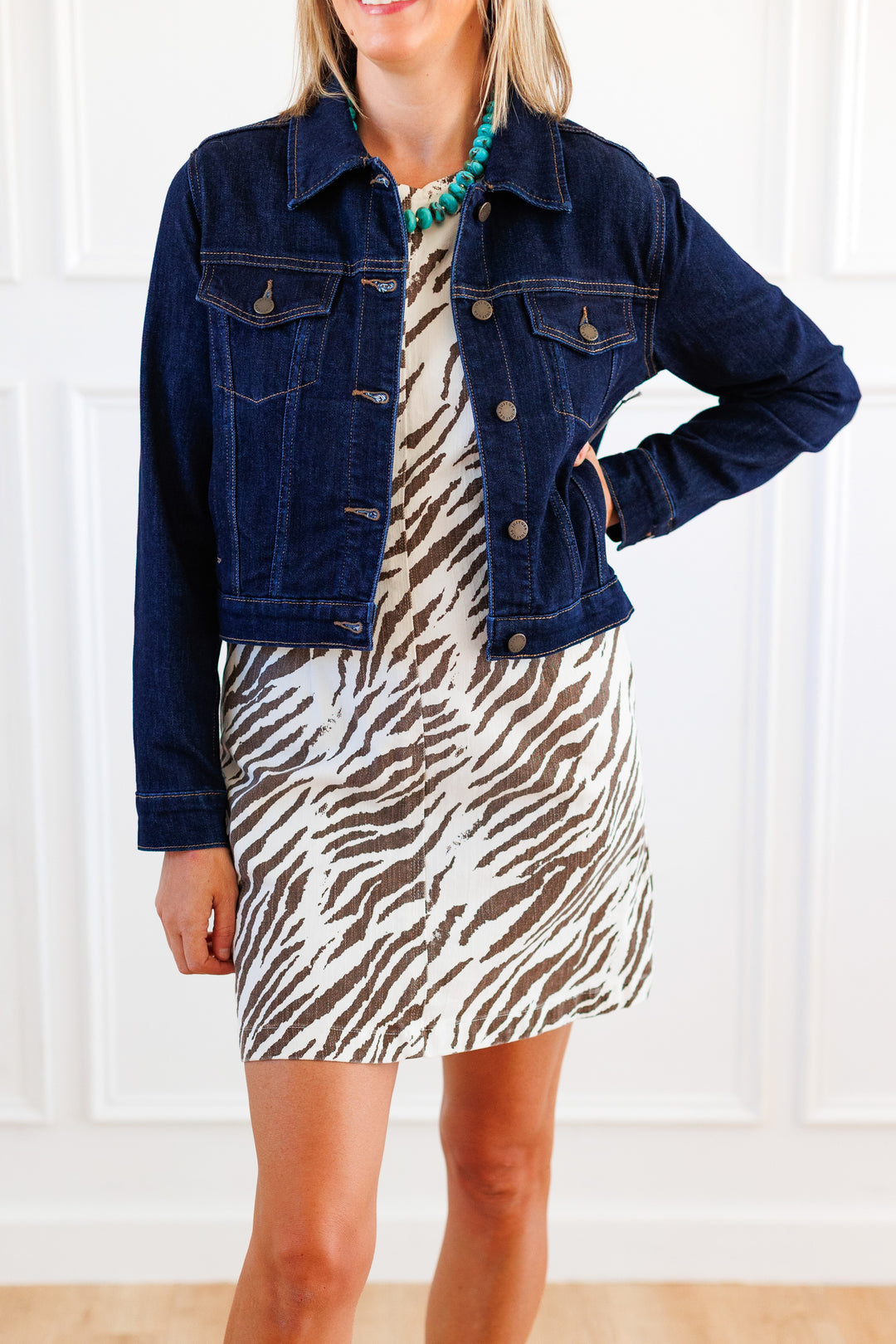 CLASSIC SUPER DARK DENIM JACKET