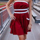 BURGUNDY GAMEDAY POCKET DRESS