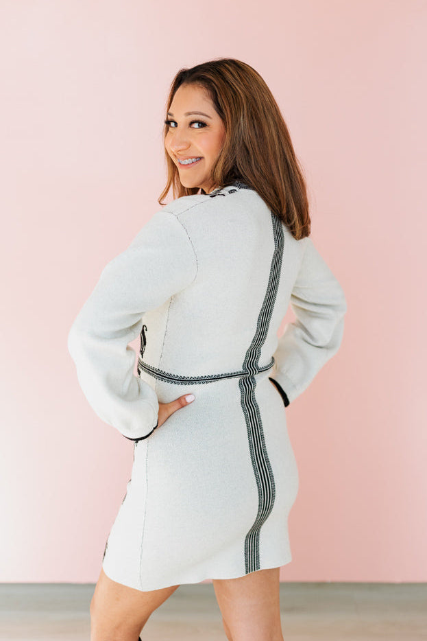 VINERY LONGSLEEVE SWEATER MINI DRESS