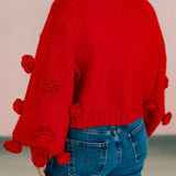 Dozen Roses Chunky Knit Cardigan