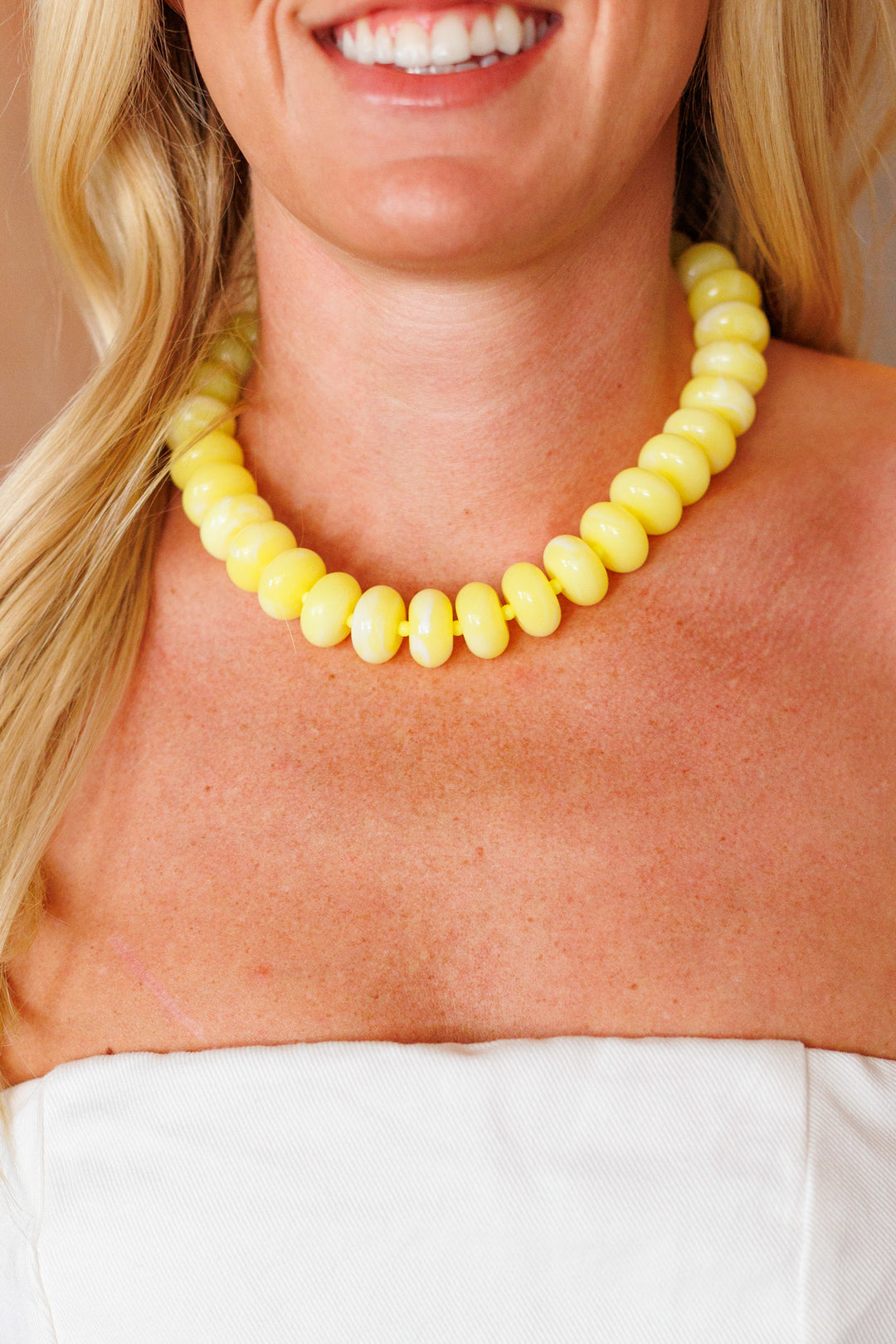 MARLAN NECKLACE -YELLOW