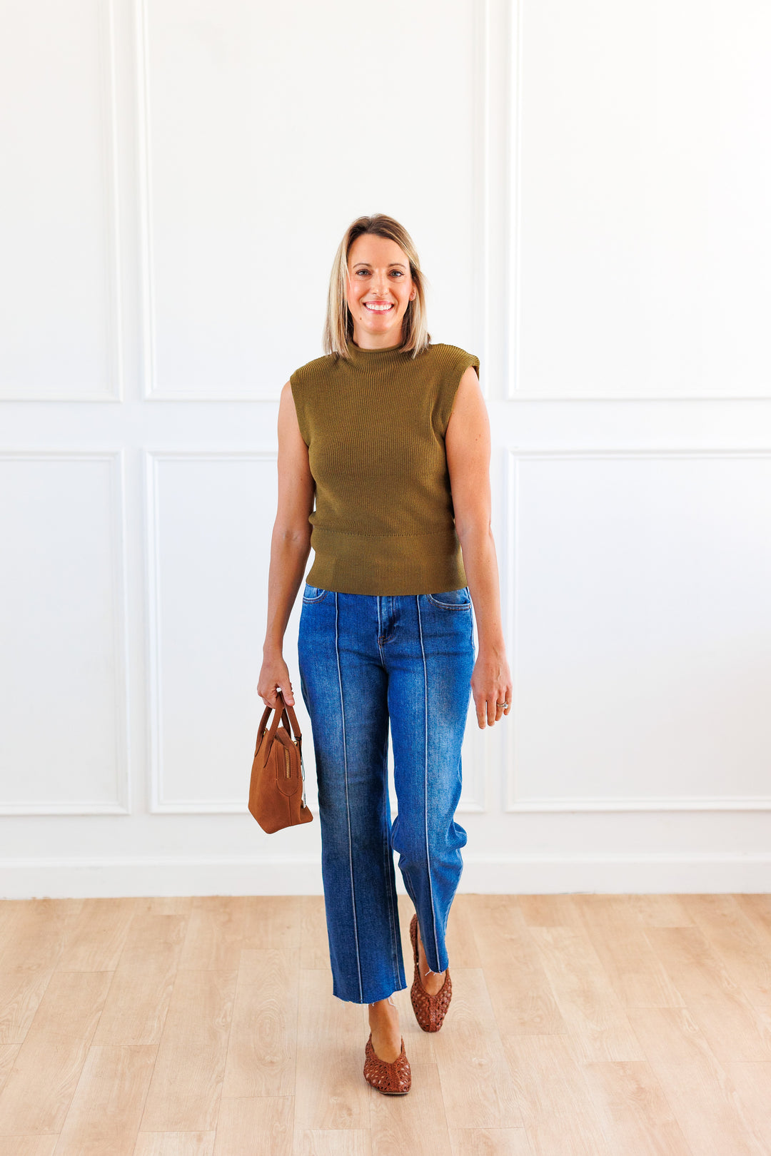 RISEN: CENTER SEAM STRAIGHT LEG JEAN
