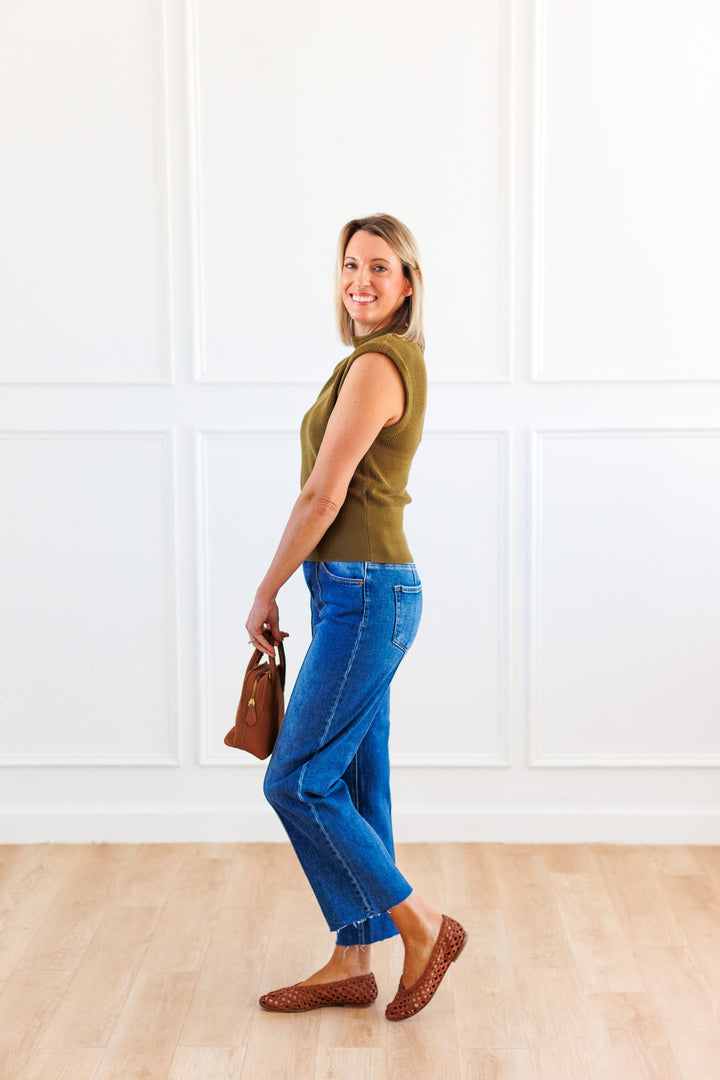 RISEN: CENTER SEAM STRAIGHT LEG JEAN
