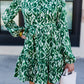 RAMONA PRINT TIE WAIST DRESS