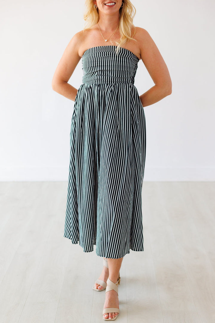 NOIR PROMENADE DRESS - BLACK