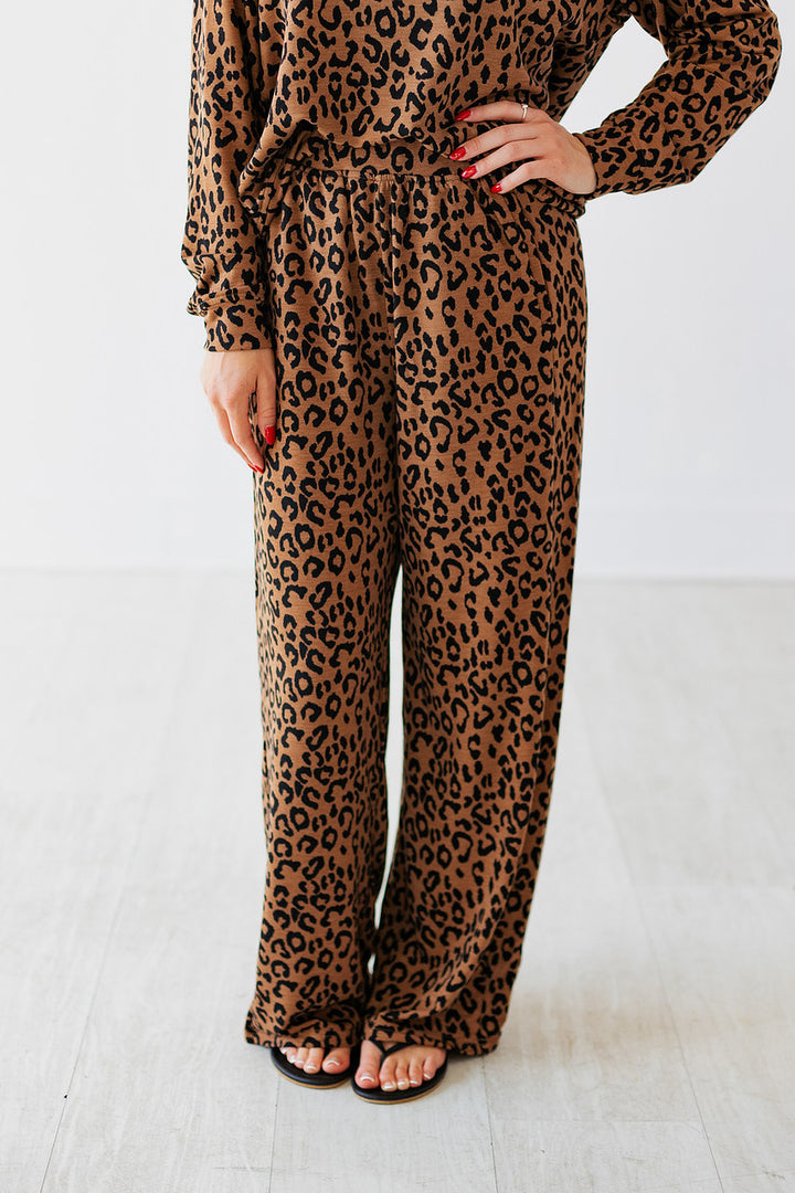 ELOISE LEOPARD LOUNGE PANT