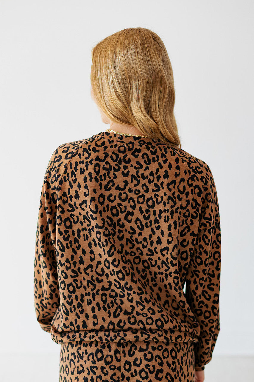 ELOISE LEOPARD LOUNGE TOP
