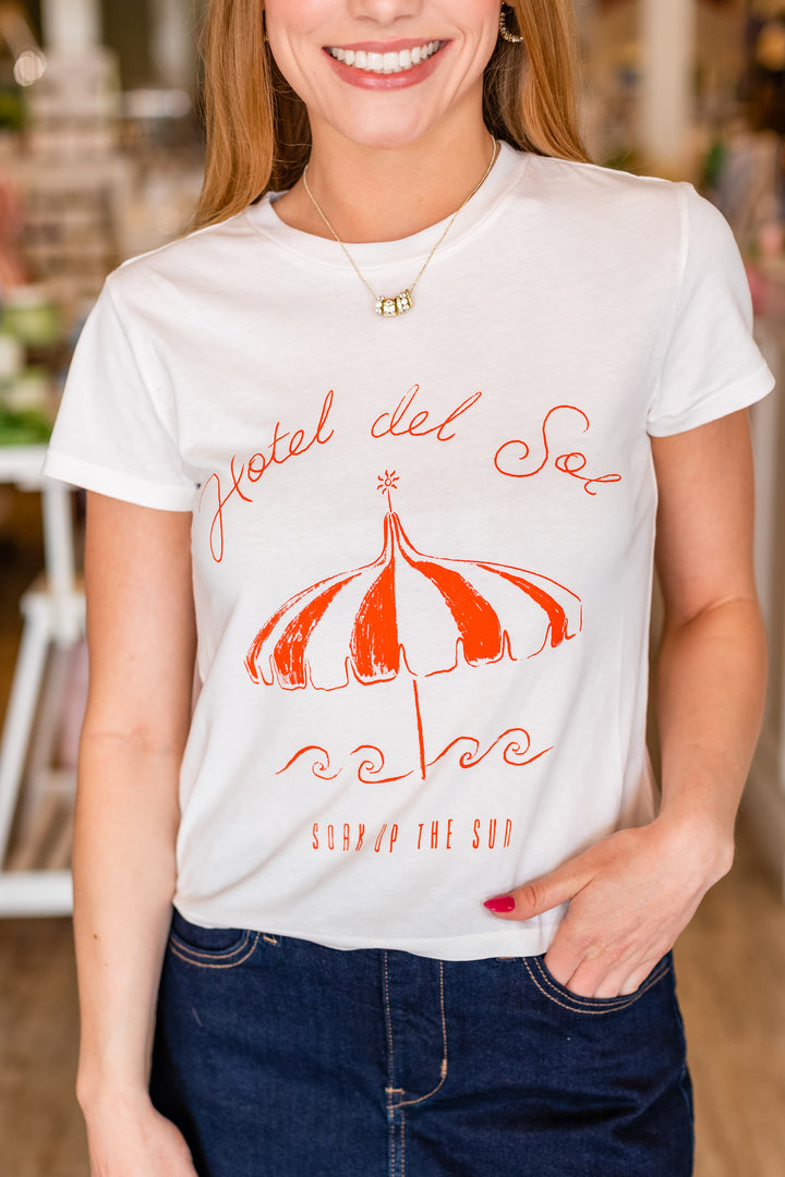 Z SUPPLY: DEL SOL TOURIST TEE- SEA SALT