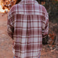 Z SUPPLY: RIVER PLAID TOP TIGER EYE