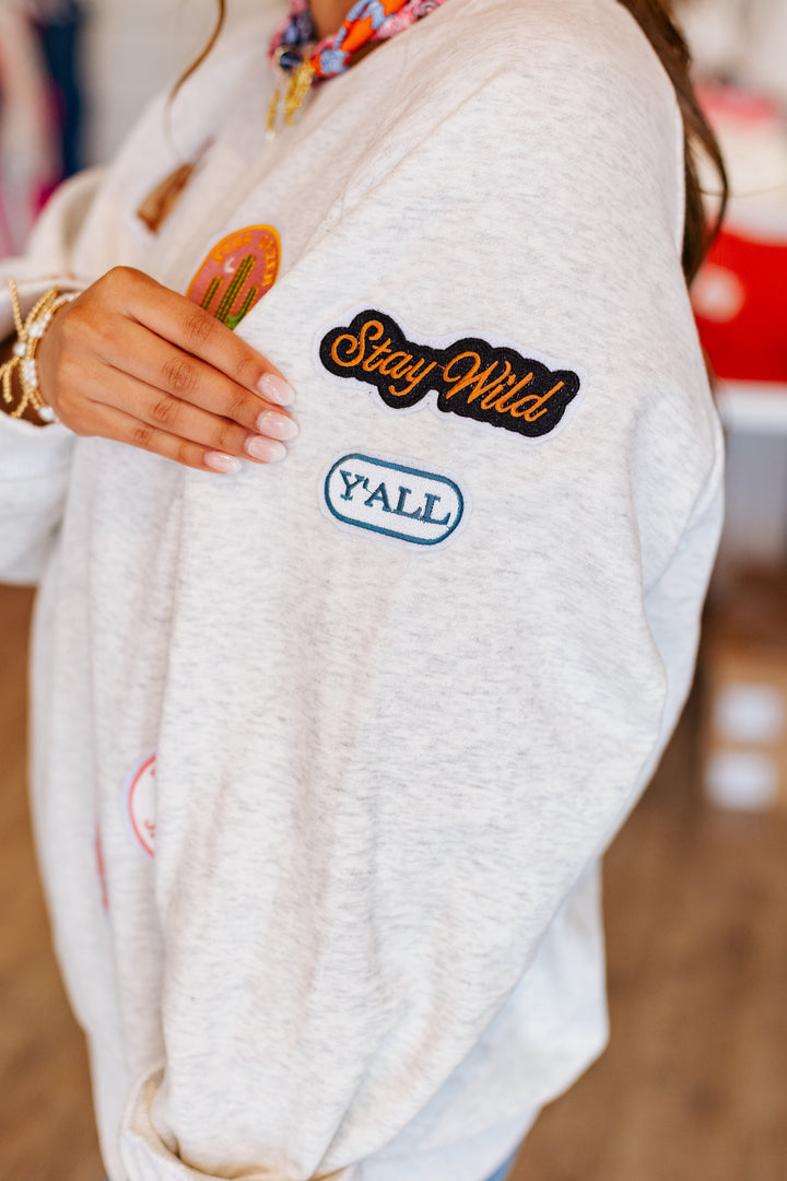 WESTERN PATCH SWEATSHIRT