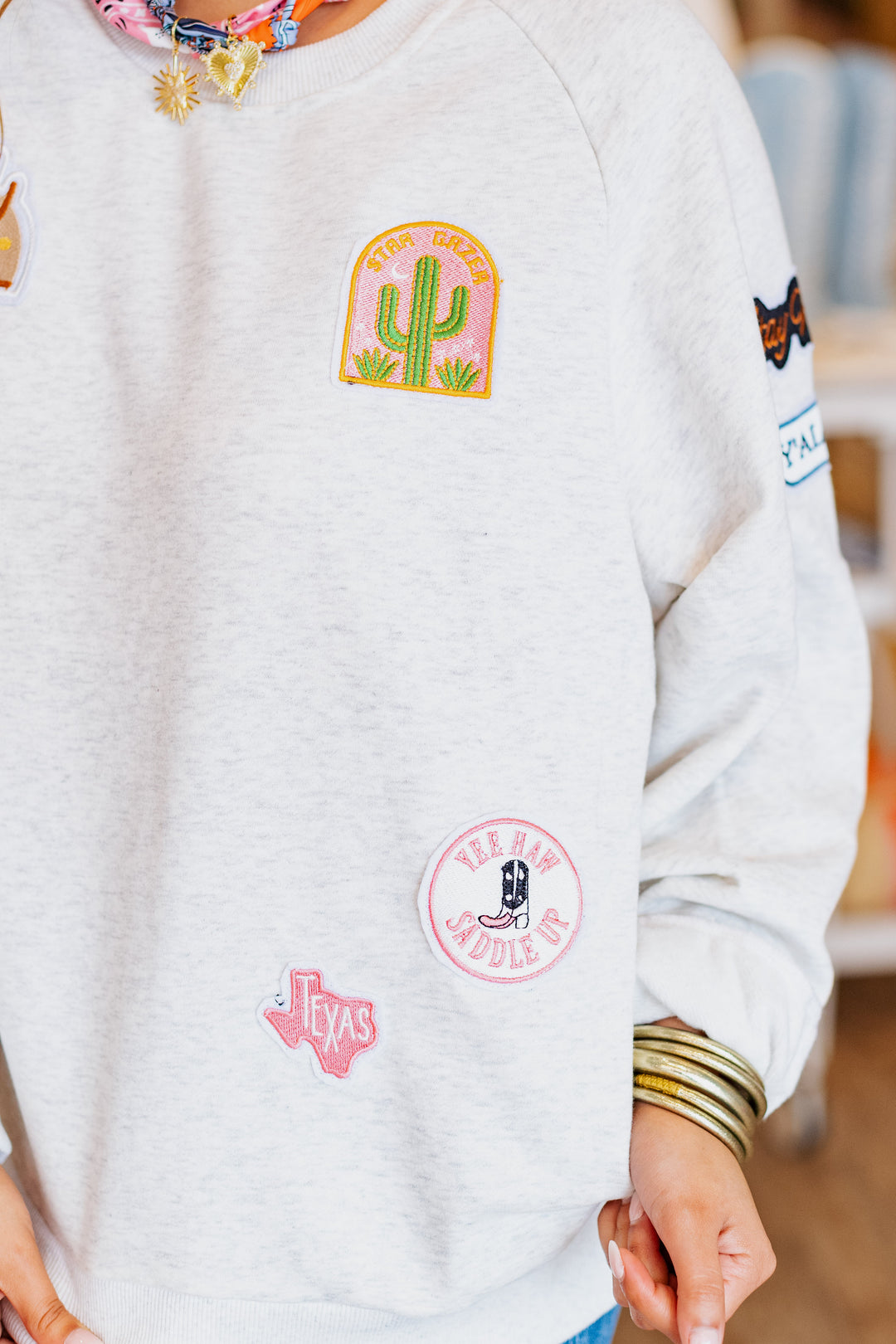 WESTERN PATCH SWEATSHIRT