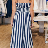 BAR HARBOR STRIPE MIDI DRESS